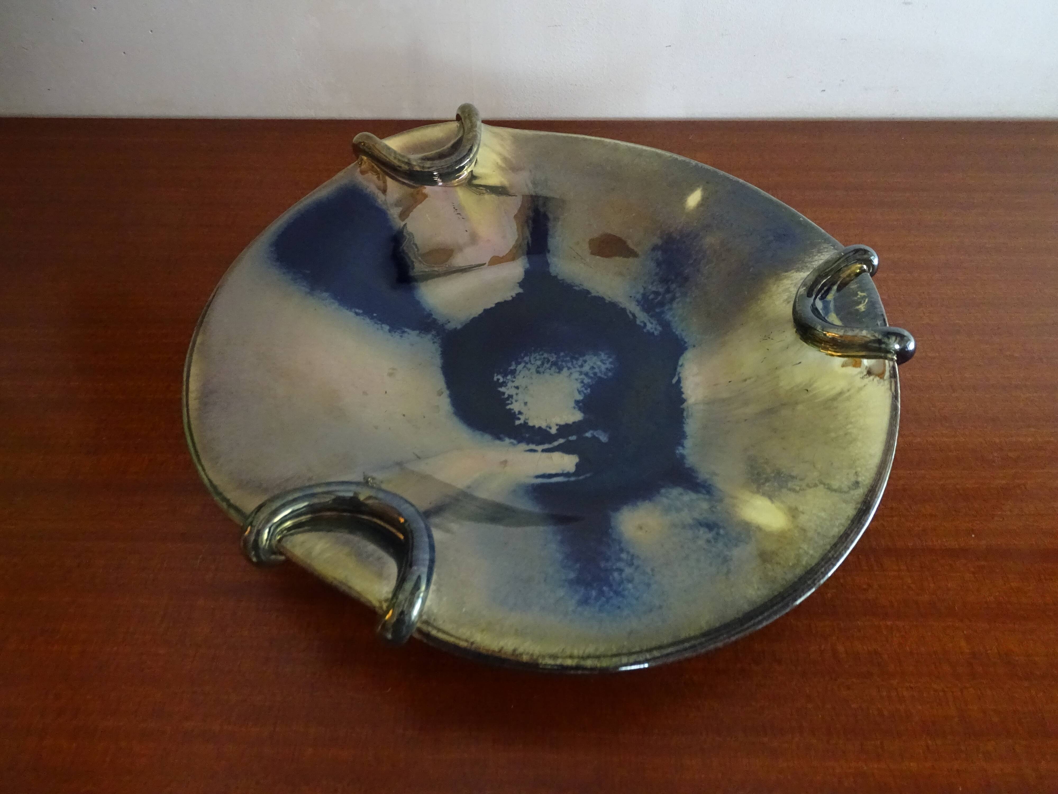 Coupe grès flammé de Rambervillers 29,5 cm