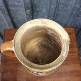 French pottery pitcher