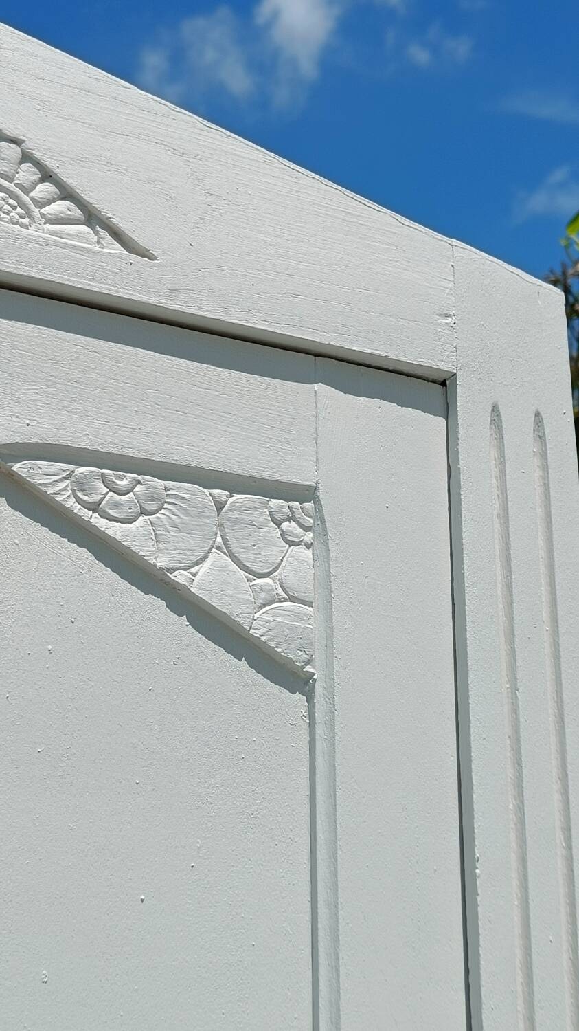 White art deco Parisian wardrobe