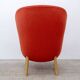 Fauteuil lounge Hyg Lounge rouge Normann Copenhagen