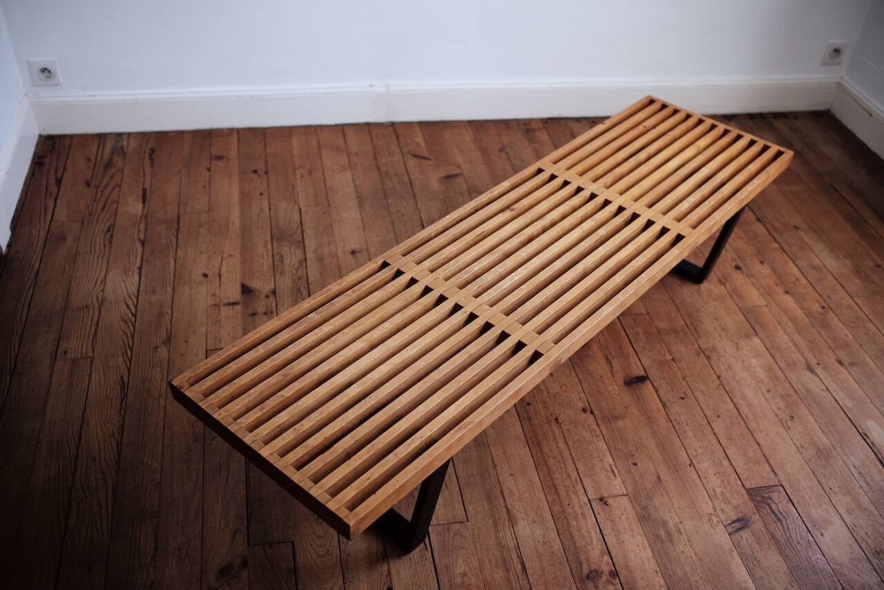 George Nelson bench for Herman Miller, first version