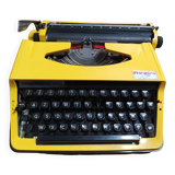 Nogamatic 400 yellow typewriter overhauled new ribbon