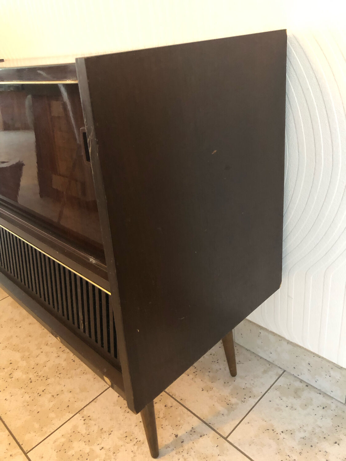 Platinum radio cabinet grundig vintage year 60/70