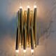 Italian Wall Lamp with Six Lights, in the Style of Gaetano Sciolari, circa