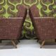 Paire de fauteuils club vintage 1970"