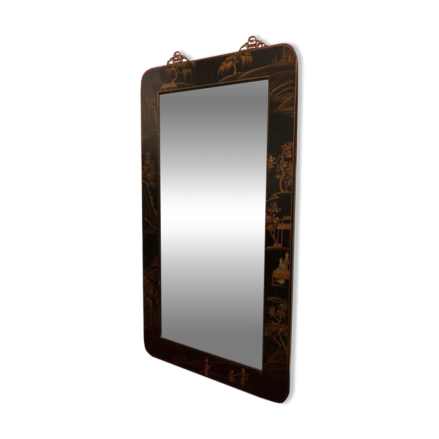 Black Chinese mirror