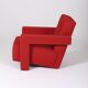 Utrecht armchair by Gerrit Reitveld edited by Cassina