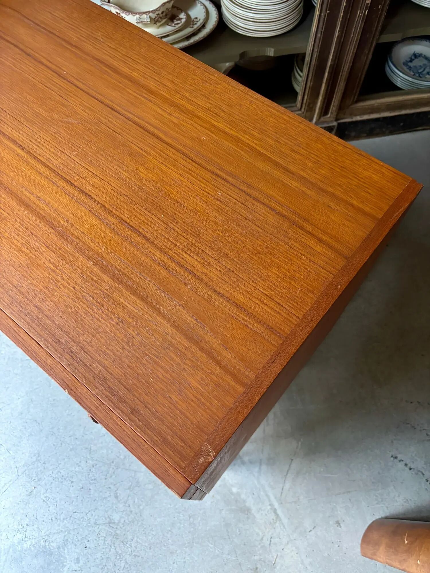 Chest of drawers with 4 drawers in teak attributed to Henry Walter Klein.
