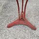Gueridon de bistrot rond ancien en metal peint n°5
