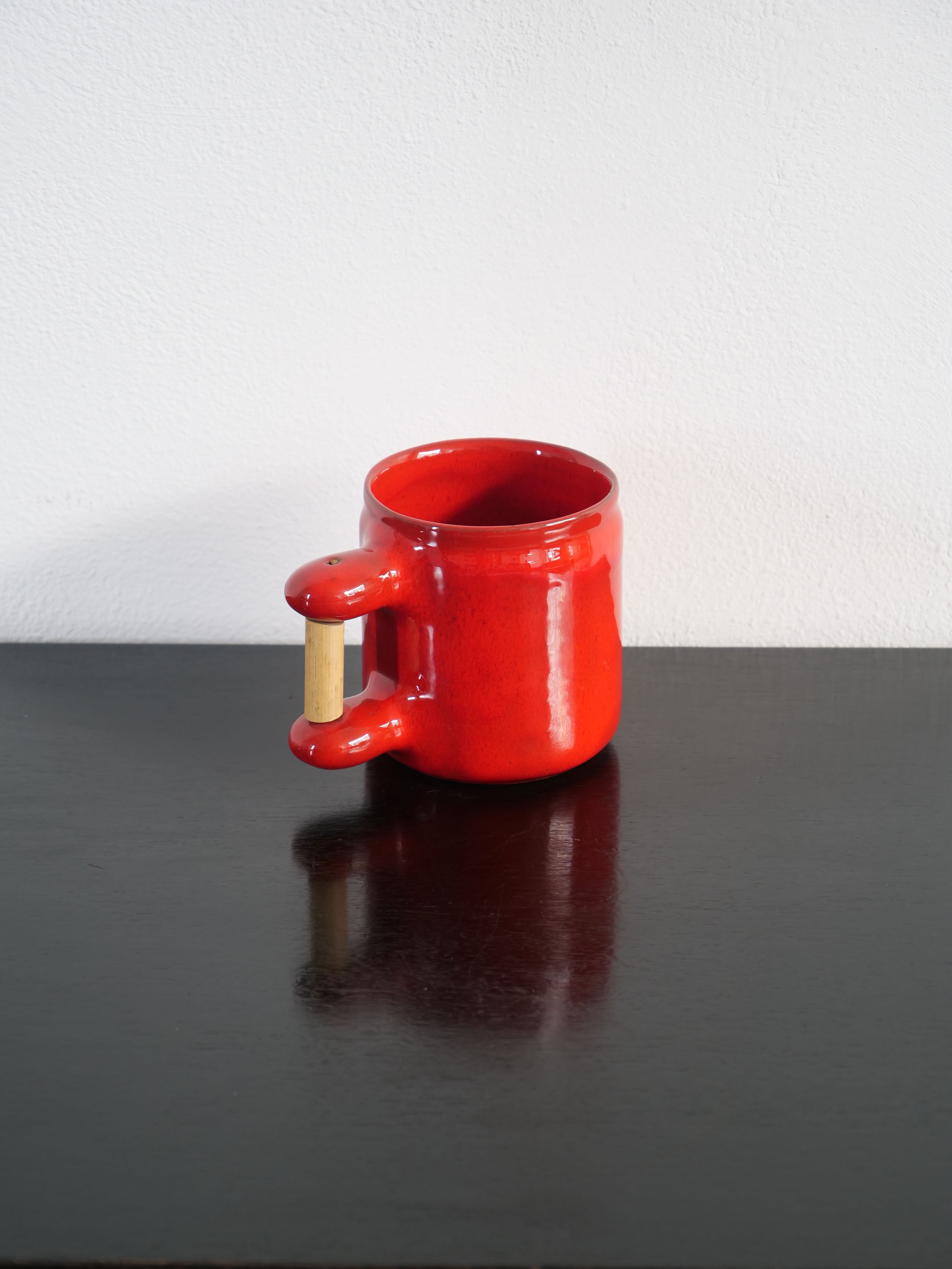 French ceramic mug Robert and Jean Cloutier