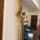 Antique Oval Wall Mirror Gold Louis XV Style Rocaille Rococo 78m