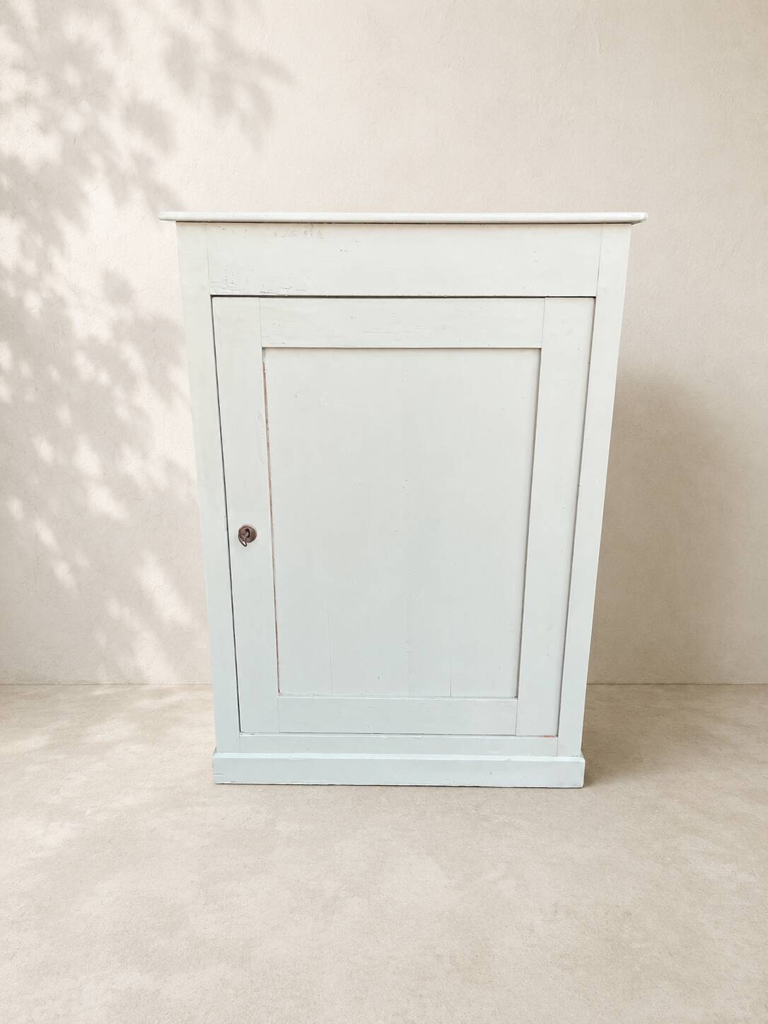 Antique children's wardrobe, patinated – 19th century – 116 × 85 × 57 cm