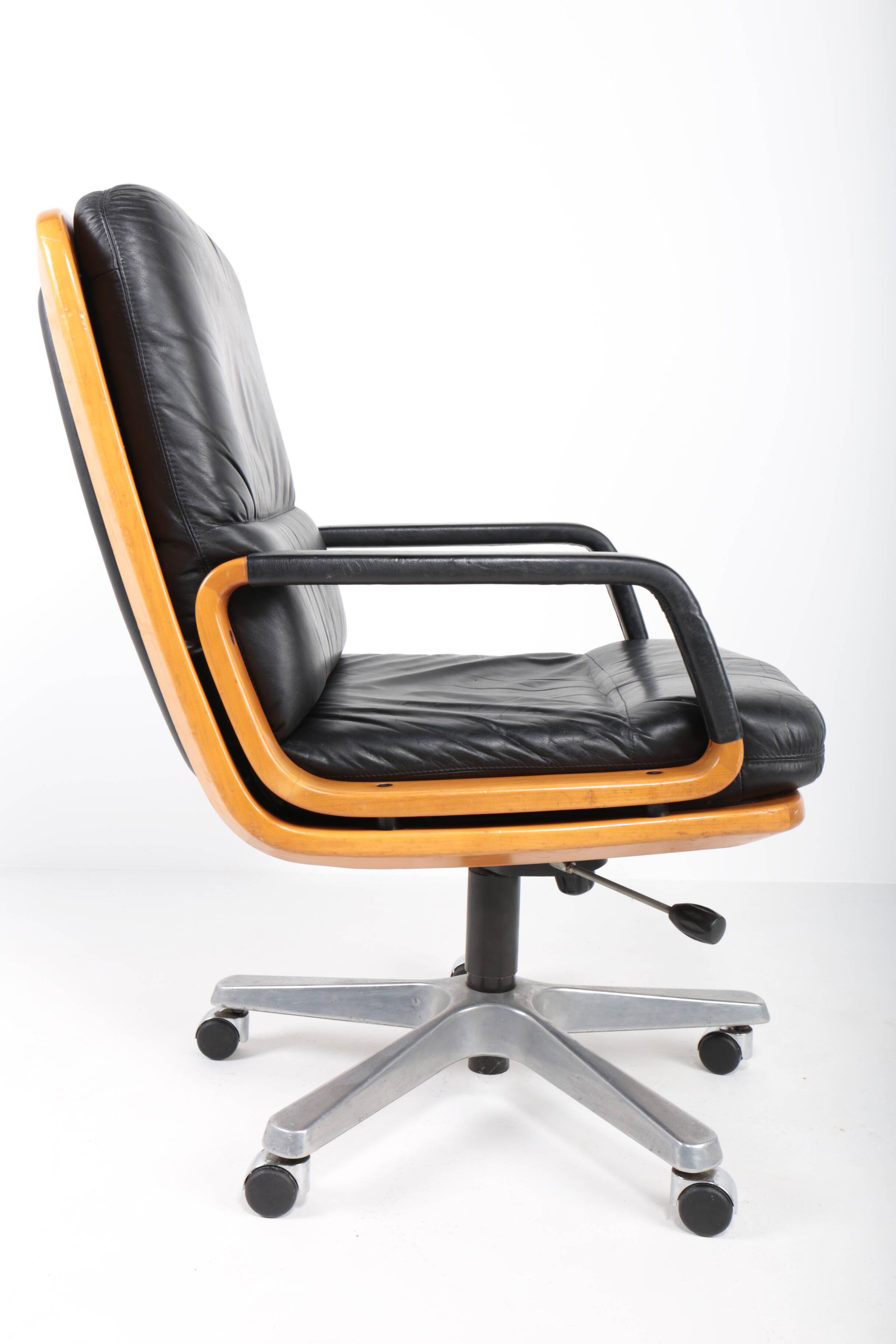 Leather office chair by Eugen Schmidt