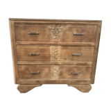 Art deco dresser in solid oak