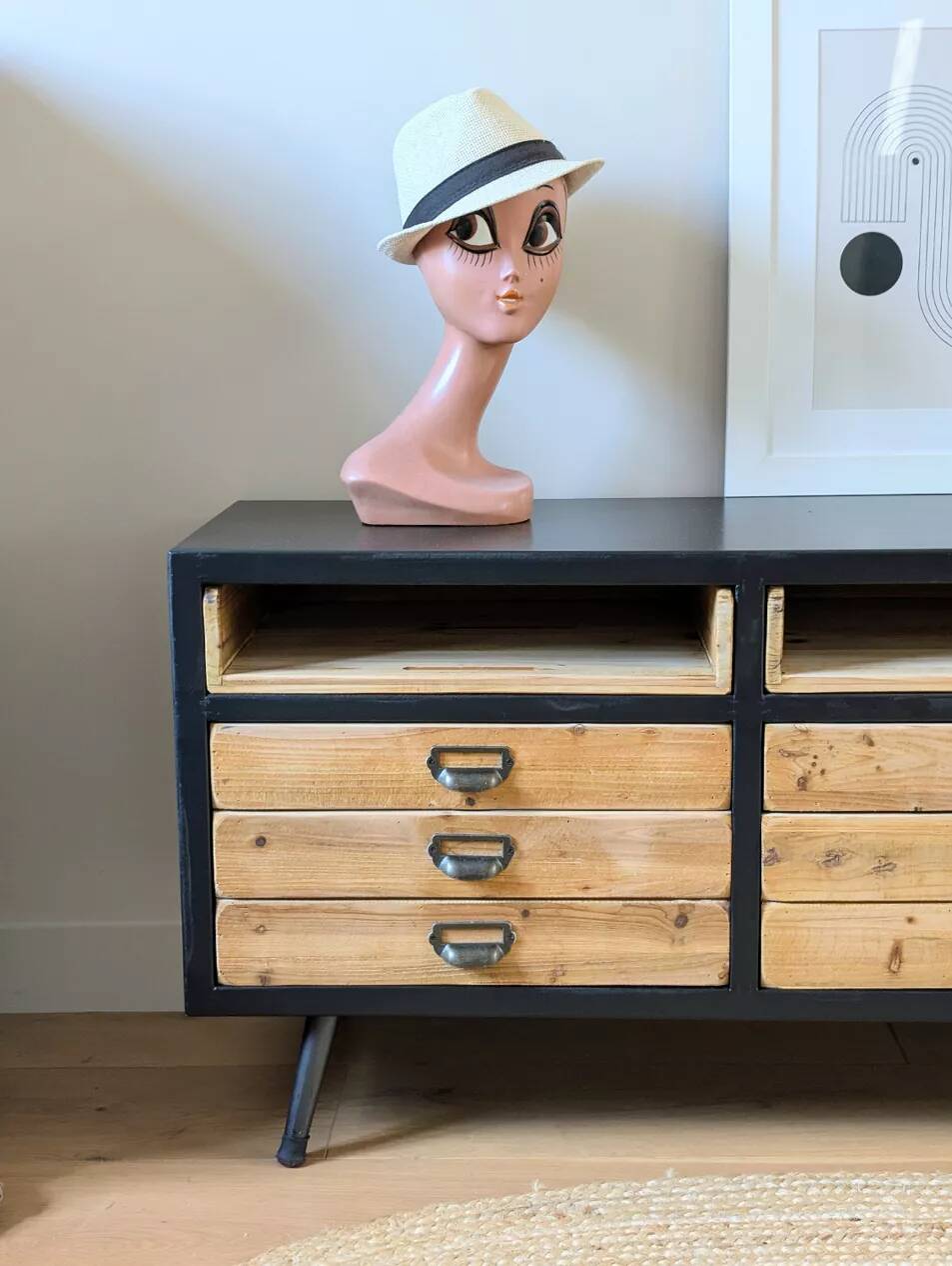 Low sideboard furniture