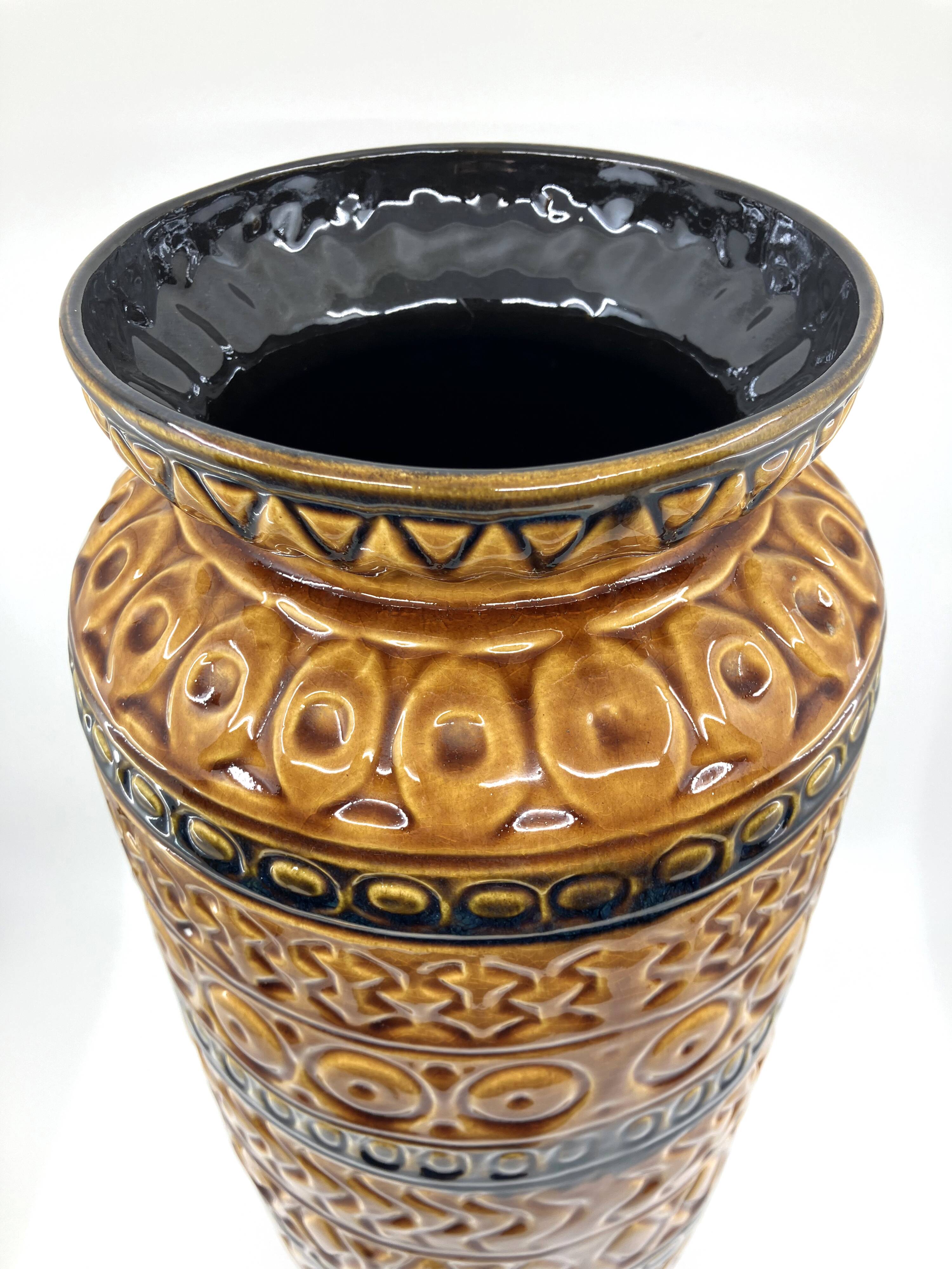 Large ceramic floor vase Bay Keramik • West Germany • Circa 1970