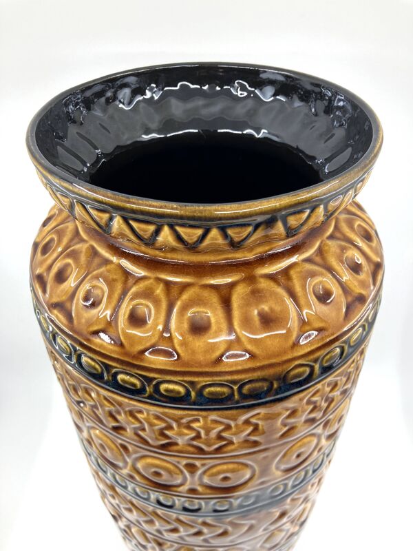 Grand vase de sol en céramique Bay Keramik • West Germany • Circa 1970