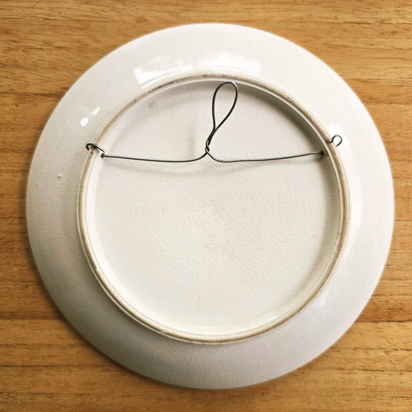 3 vintage hand-painted plates