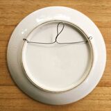 3 vintage hand-painted plates