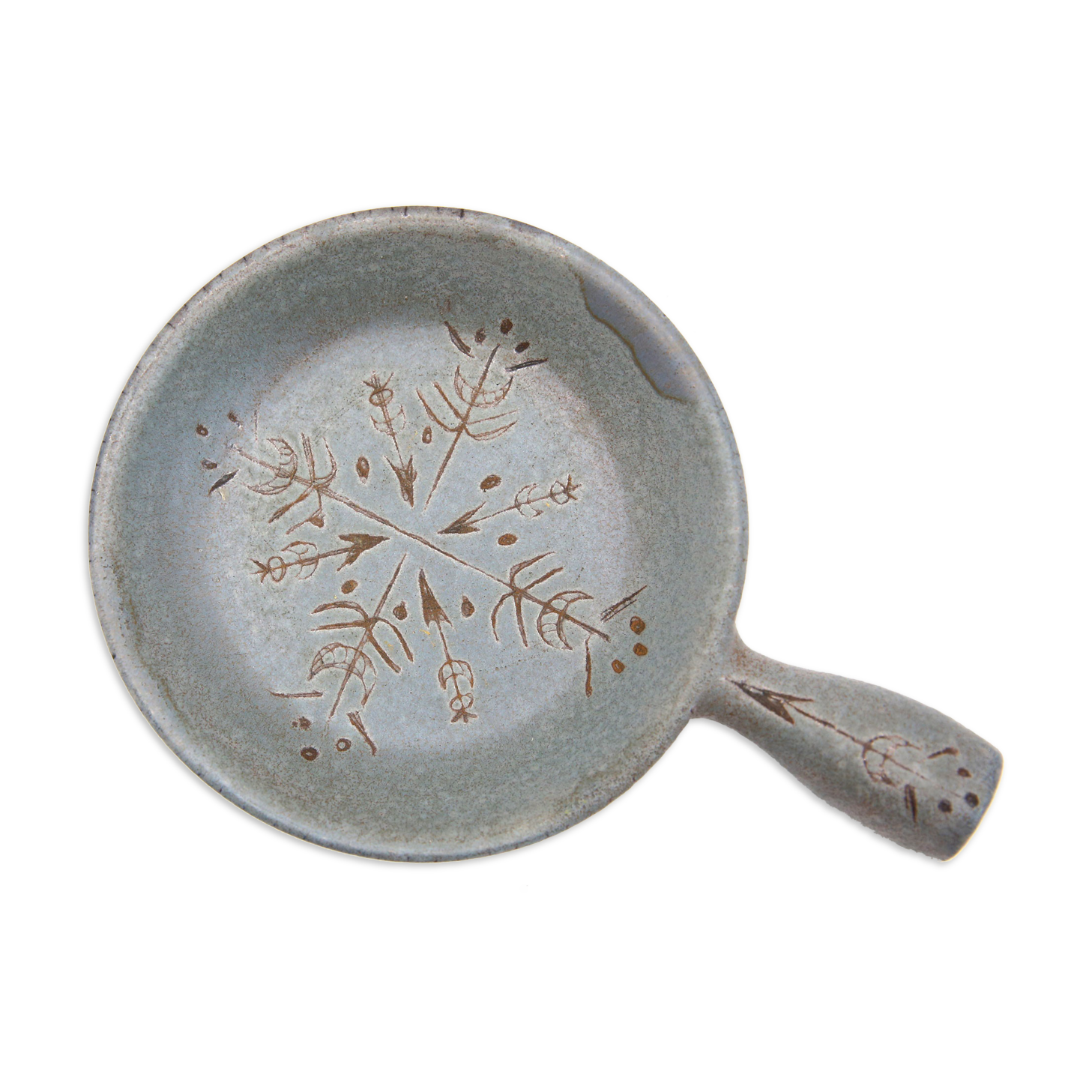 Poelon in grey sandstone like a pocket drain Le Triskel