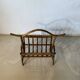 Vintage rattan magazine rack – natural curves and bohemian spirit