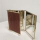 Folding mirror triptych. France 1920s 68x30cm
