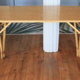 Rattan table, desk