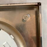 Vintage 70's wall light in white Murano glass