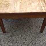 Table basse table de ferme brute