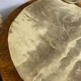 Large brass bowl, in the shape of an apple