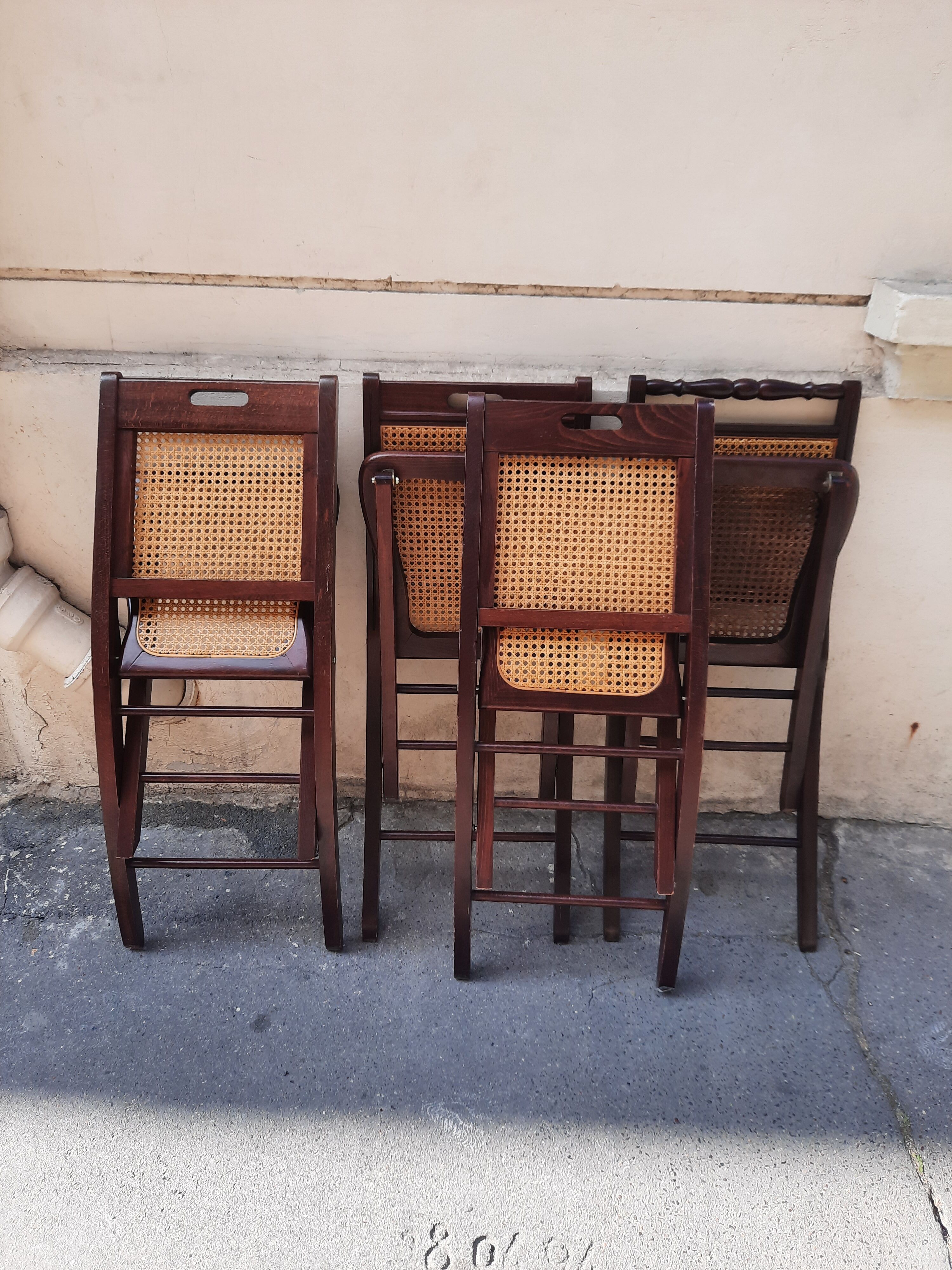 Lot de 4 chaises pliantes