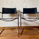 Beautiful set of (2) MG5 chairs by Matteo Grassi