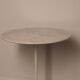 Coffee or side table in white marble by Eero Saarinen for Knoll