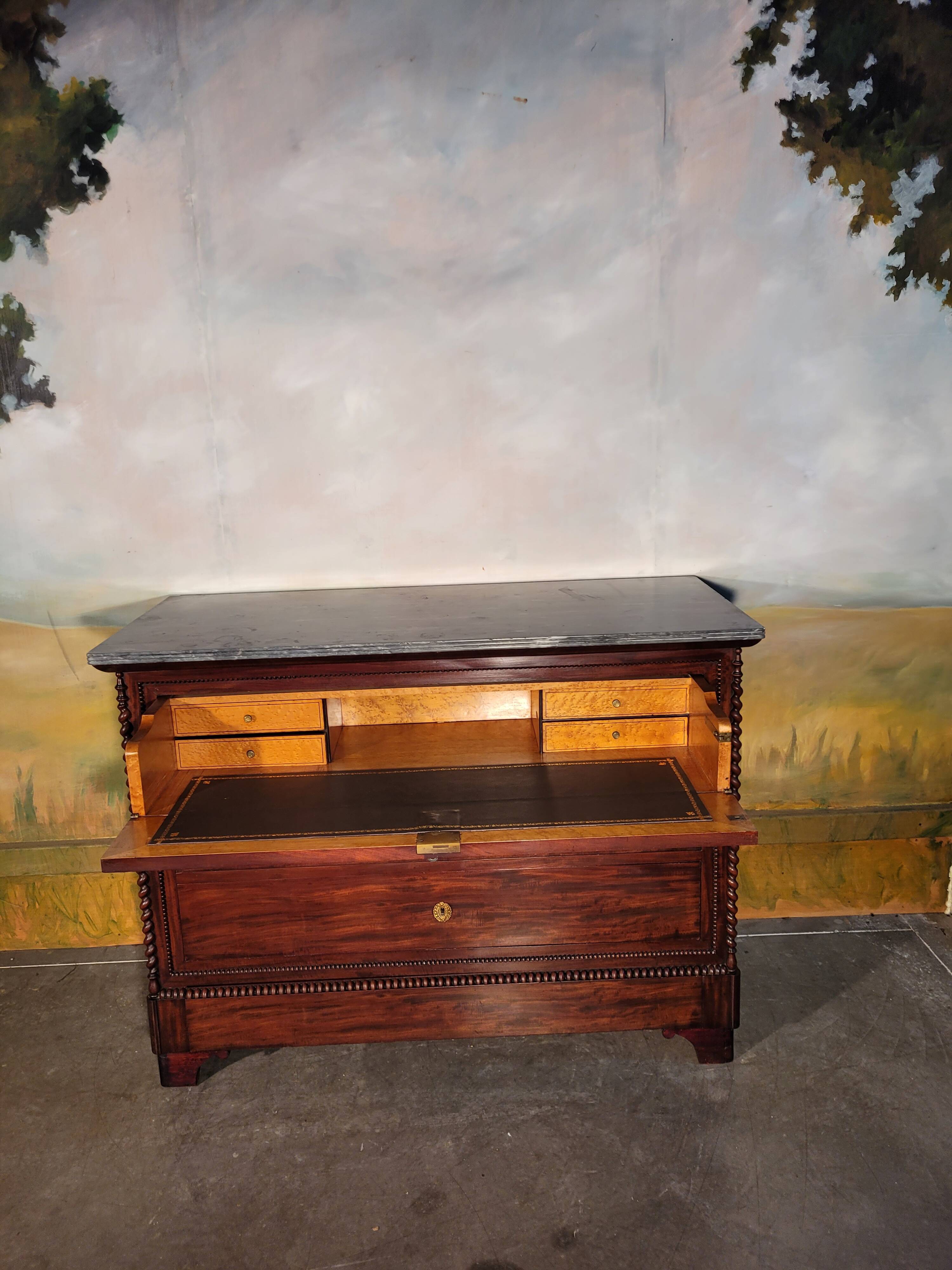 Louis Philippe mahogany writing desk