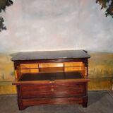 Commode bureau Louis Philippe en acajou
