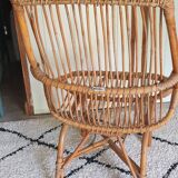 Rattan armchair