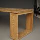 Vintage Scandinavian Solid Pine Bench. 1960s