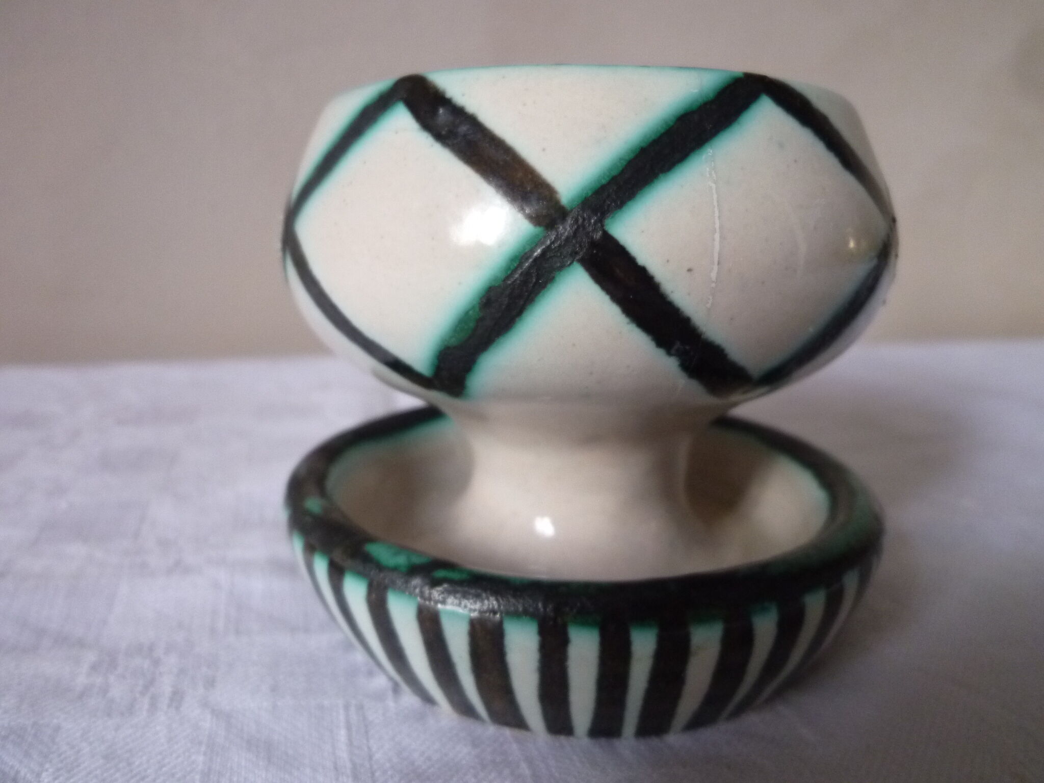 Ceramic candleholder