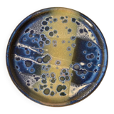 Presentation dish or large plate in enamelled stoneware