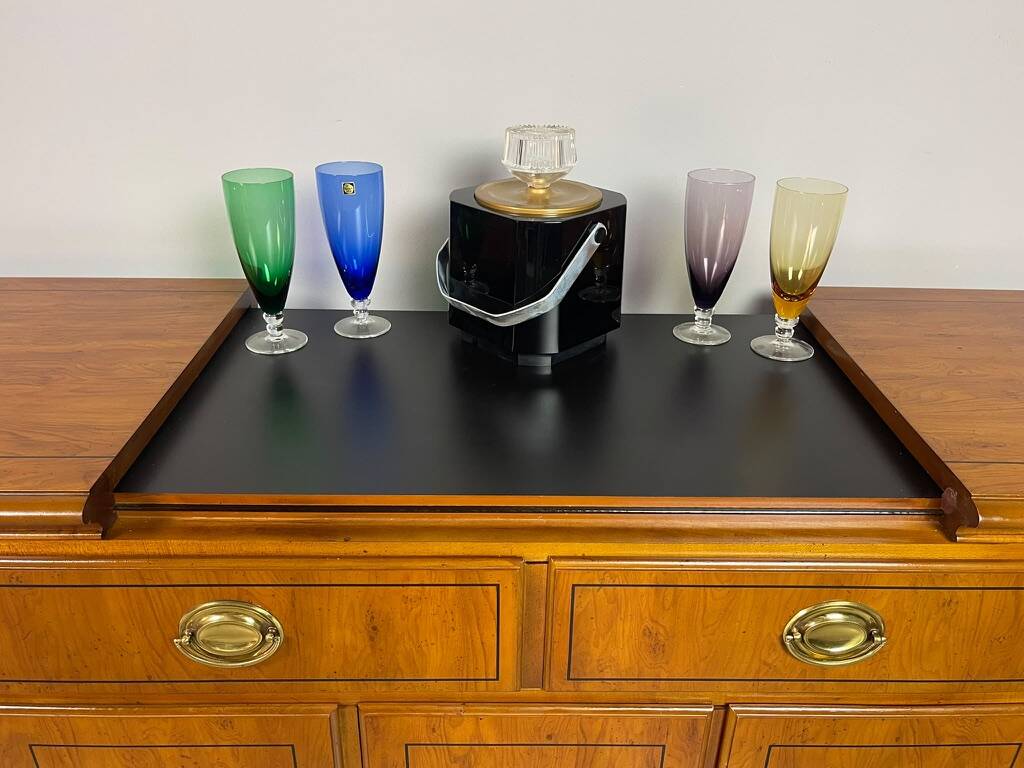 Drexel Heritage 1970s Campaign Dry Bar / Buffet Server