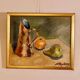 "Still Life with Jug and Fruits" by J Bjurling