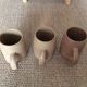 3 mugs en grès