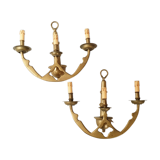 Pair of vintage 1950 aliton wall light