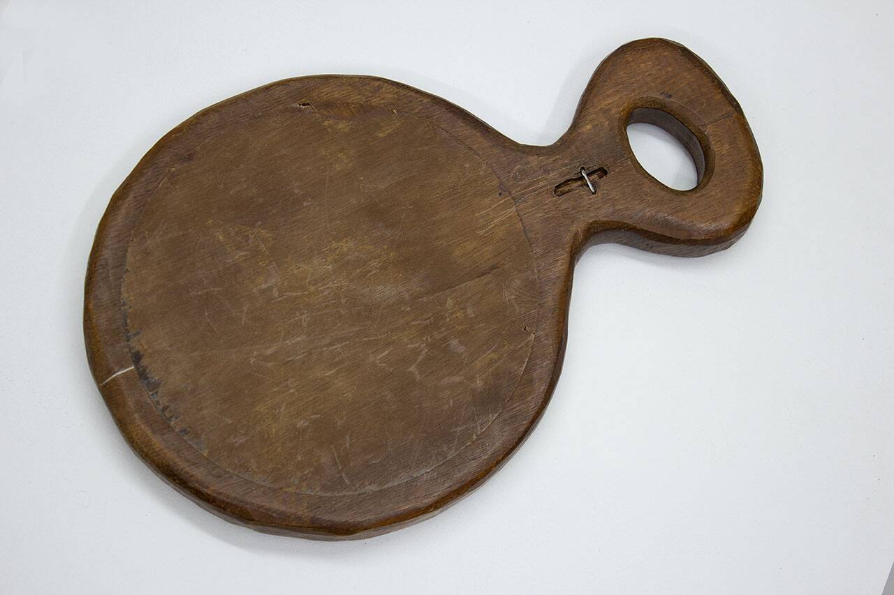Vintage French rustic wall mirror from the 1950s
