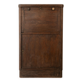 Antique solid wood bar cabinet — a statement piece