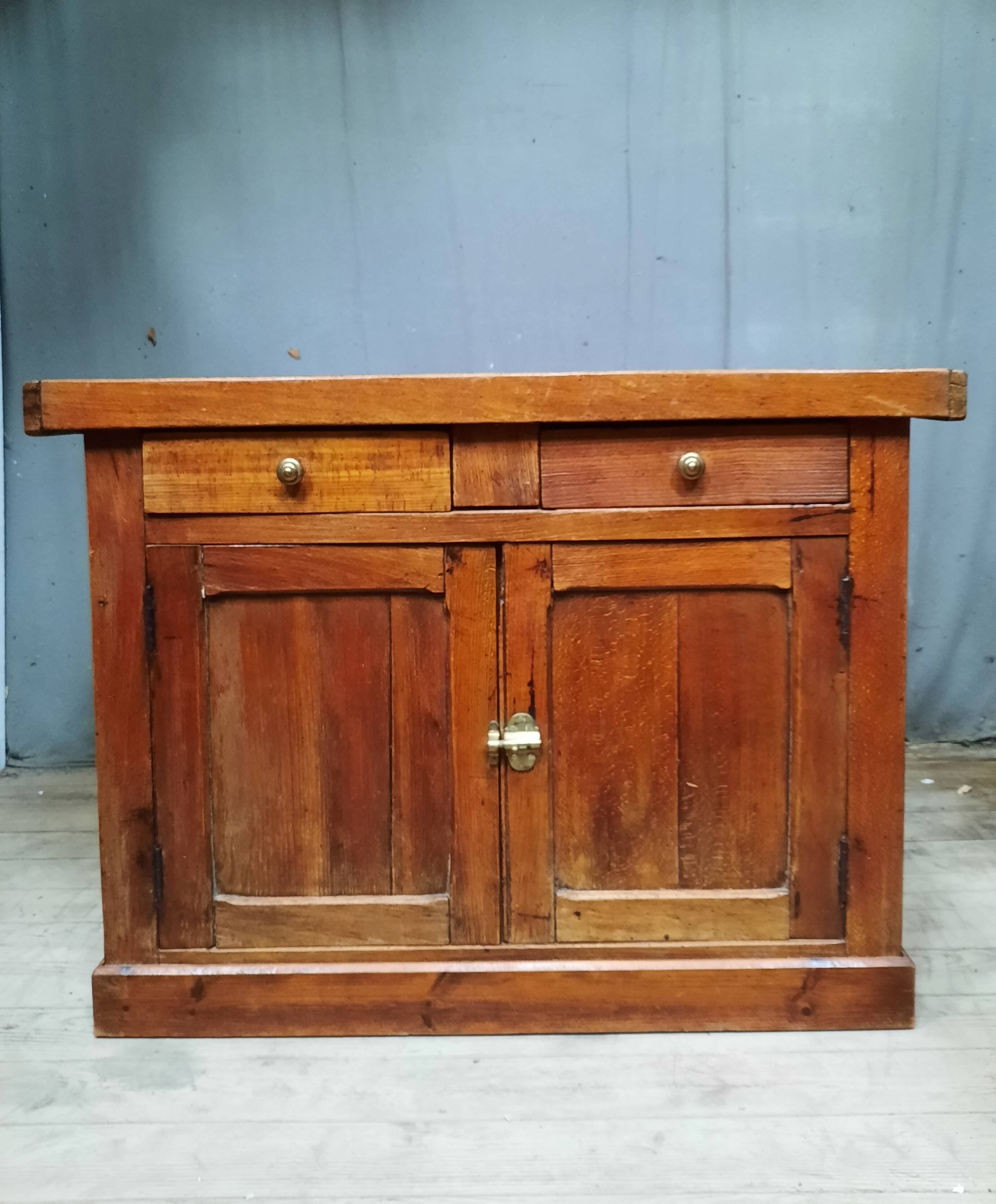 Solid wood office sideboard