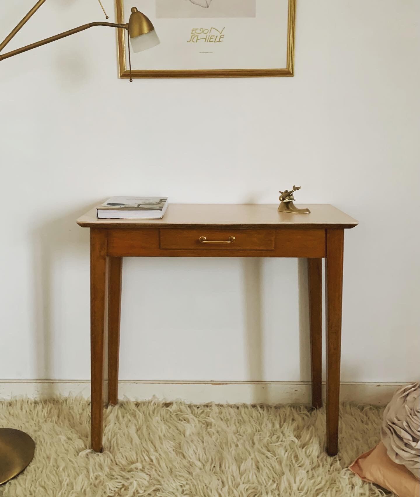 Console en chêne 1960