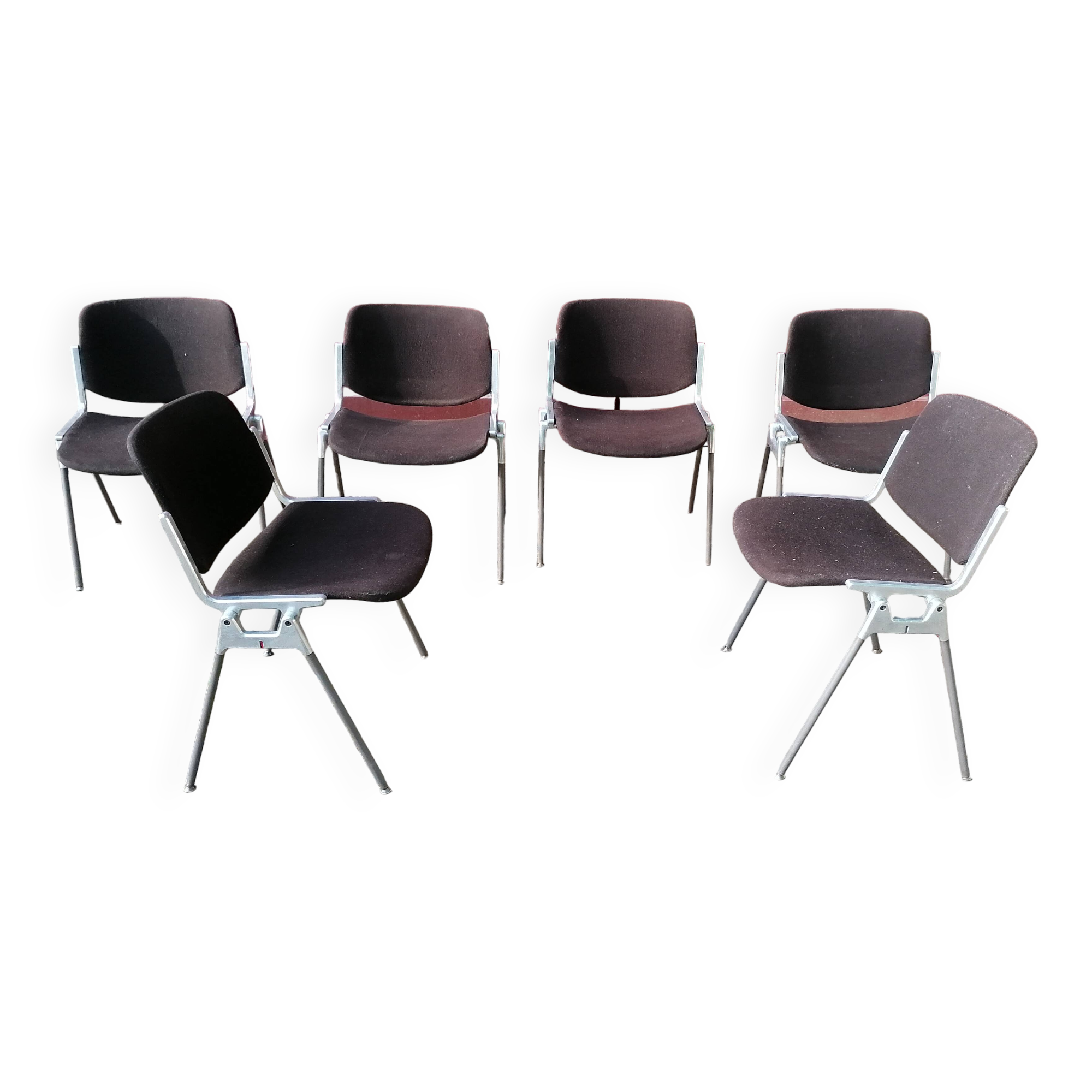 Lot de chaises DSC Castelli - Giancardo Piretti