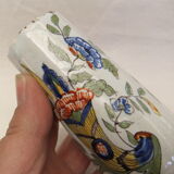 Vase Desvres Fourmaintraux Rouen Molicorne cornucopia of plenty