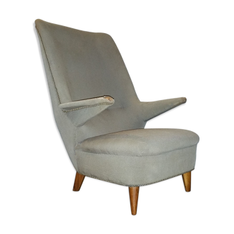 Fauteuil haut danois années 50/60